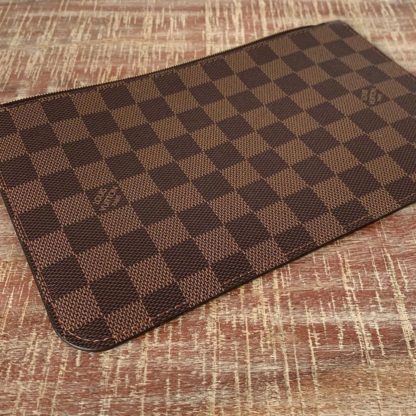 POUCH MM DAMIER EBENE RED INTERIOR ~Brand new Condition~ NO DATE CODE MICROCHIP - Image 10
