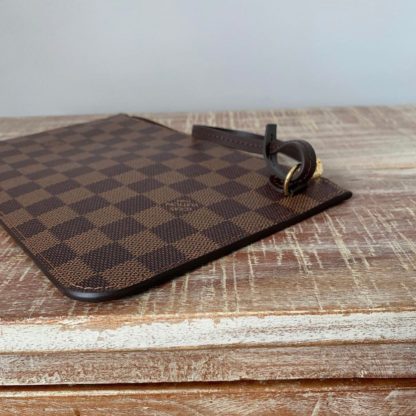 POUCH MM DAMIER EBENE RED INTERIOR ~Brand new Condition~ NO DATE CODE MICROCHIP - Image 9