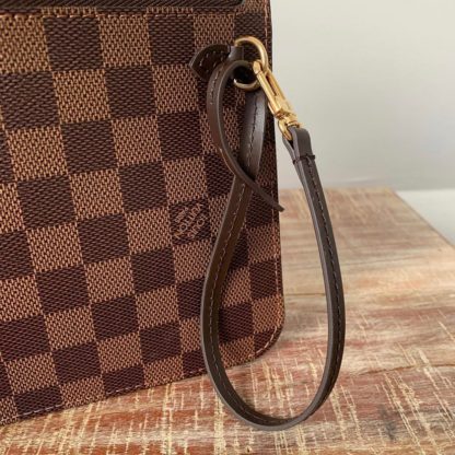 POUCH MM DAMIER EBENE RED INTERIOR ~Brand new Condition~ NO DATE CODE MICROCHIP - Image 7