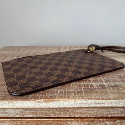 POUCH MM DAMIER EBENE RED INTERIOR ~Brand new Condition~ NO DATE CODE MICROCHIP - Image 5