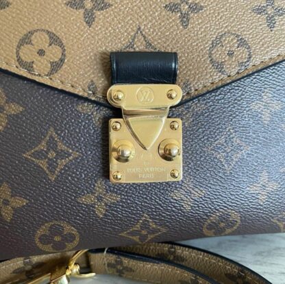 Authentic Louis Vuitton POCHETTE METIS REVERSE MONOGRAM EXCELLENT CONDITION SD2250 Comes W/DustBag hardware has protective seal - Image 3