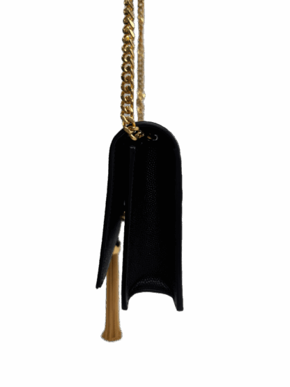 Saint Laurent Kate Small Tassel In Grain De Poudre Embossed Leather Wallet on Chain - Image 2